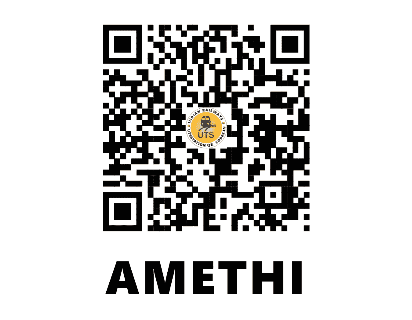 UTS QR Code for AMETHI - AME - NR (UTTAR PRADESH)